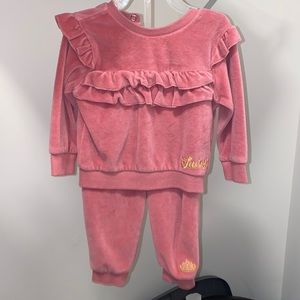 Pink Juicy Couture Sweat suit Toddler